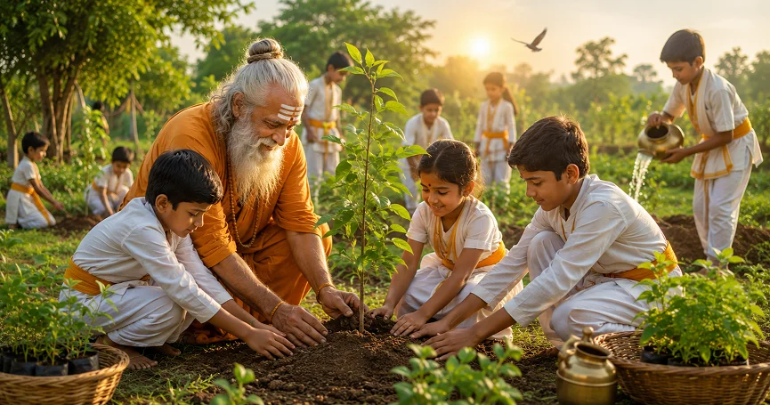हरित सनातन - वृक्षारोपण अभियान